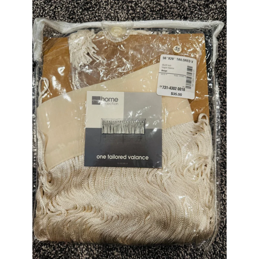 JCPenney Home Collection Curtains Bundle – 2 Panels + 1 Valance NWT - Picture 2 of 8